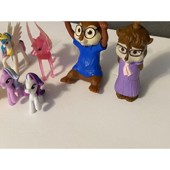 My Little Pony & Alvin And The Chipmunks Mini Figures Lot - Picture 6 of 6